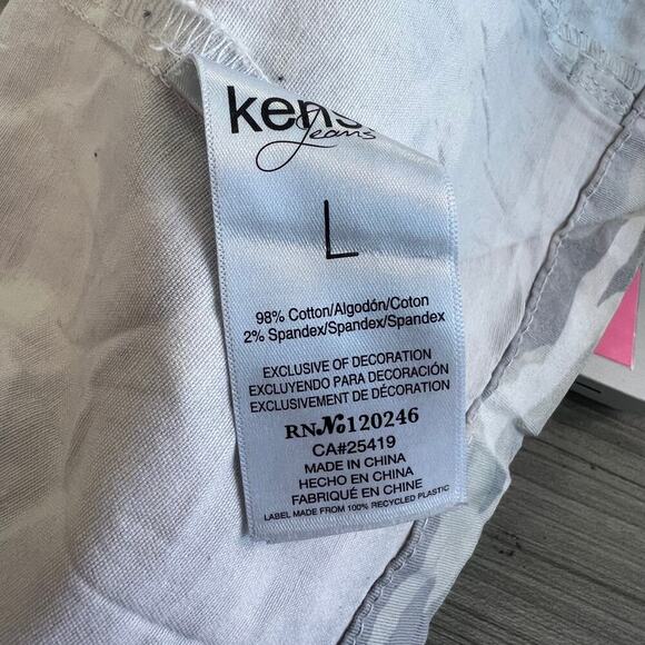 Kenzie Women's Camo Full Zip Utility Jacket  Front Pockets Gray Size Large - Picture 4 of 5